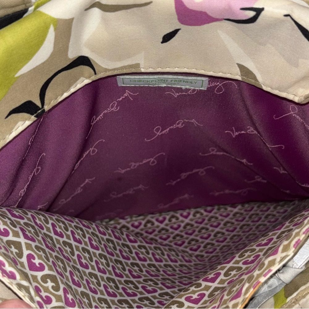 Vera Bradley Quilted Laptop Travel Tote in Portobello Road - Picture 6 of 11